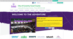 Desktop Screenshot of coventryscouts.org.uk